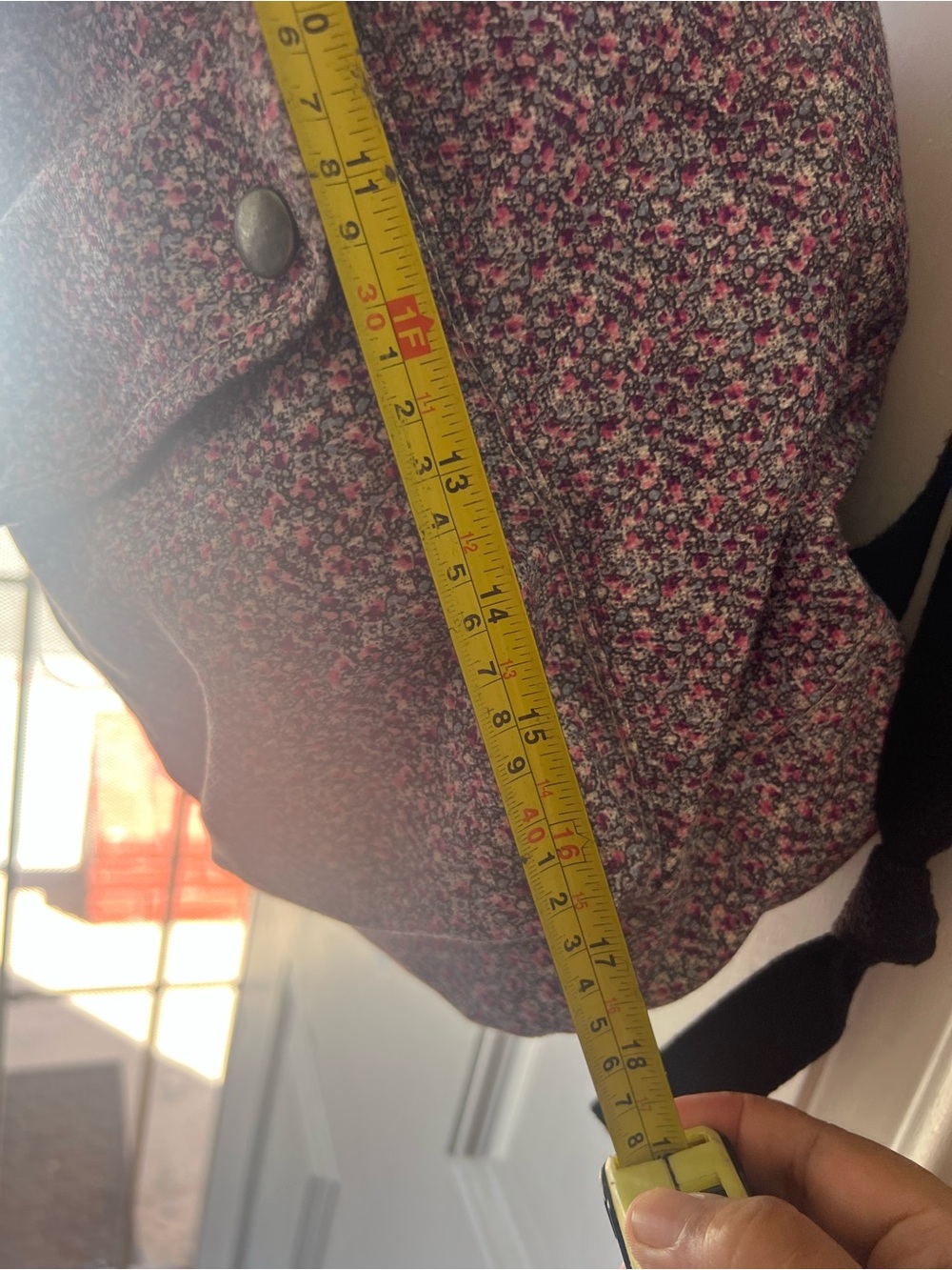 Vans Lavender Floral Drawstring Backpack - Picture 9 of 9